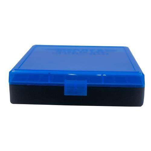 Misc. Accessories Berrys Mfg Ready Series 008 - .40 S&W/.45 Cal. 100rd Blue/Black ammo box • Model: Ready Series